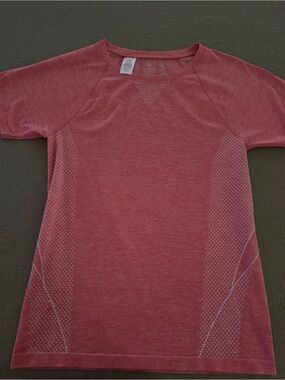 Talbots Heathered Coral Pink Crewneck Athletic Top